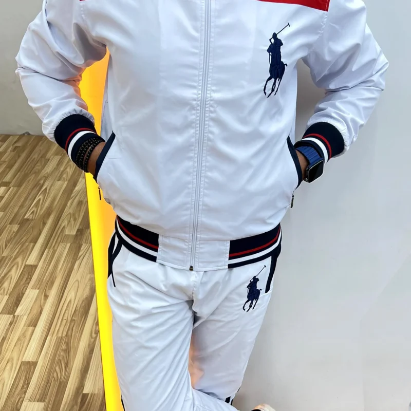 Men zipper polo tracksuit Men zipper polo tracksuit