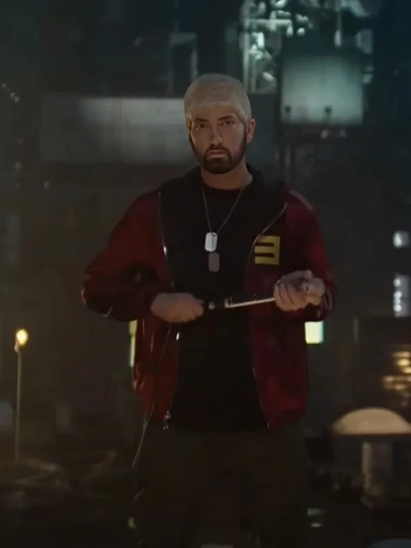 eminem-houdini-2024-red-hooded-jacket