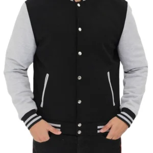 gray-and-black-letterman-jacket