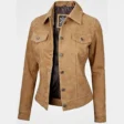 light-brown-suede-leather-trucker-jacket-womens