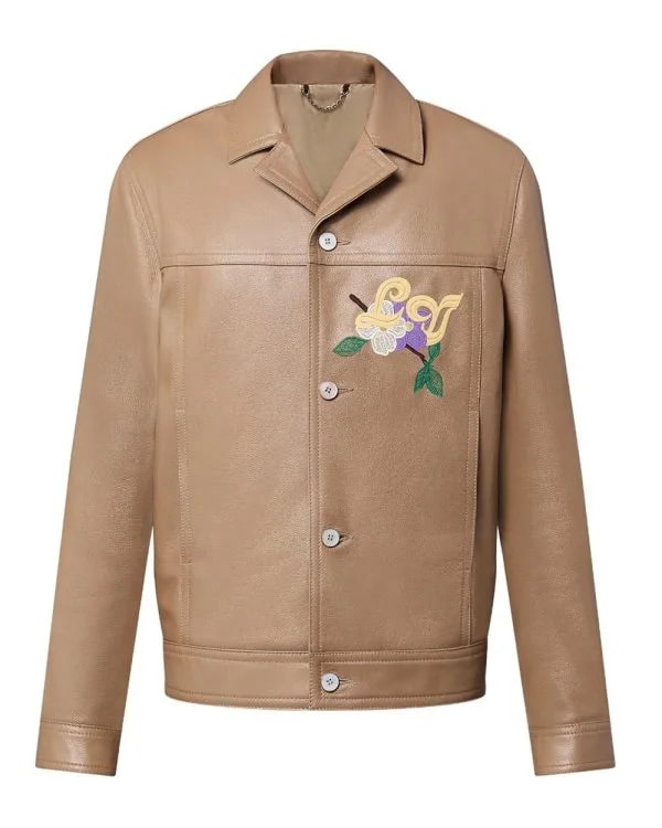 nba-finals-game-3-jaylen-brown-flower-logo-leather-jacket