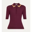 snl-s50-scarlett-johansson-maroon-polo-top