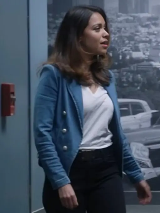 the-rookie-season-07-alyssa-diaz-angela-lopez-denim-blazer the-rookie-season-07-alyssa-diaz-angela-lopez-denim-blazer