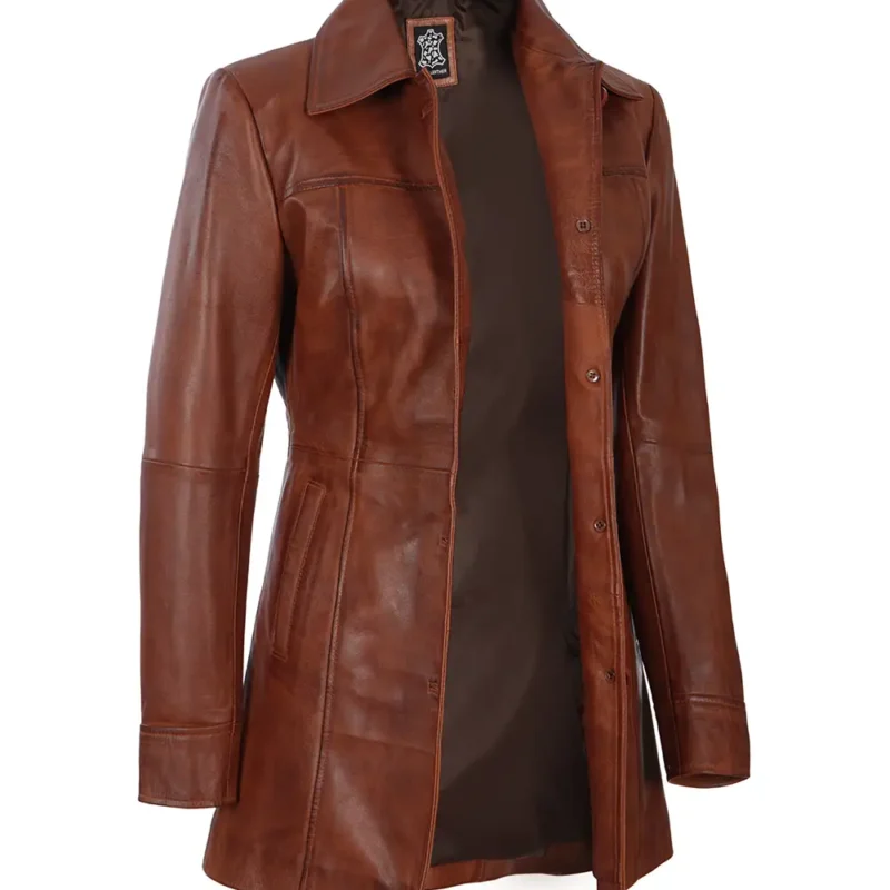 womens-leather-car-coat-3-4-length-coat womens-leather-car-coat-3-4-length-coat